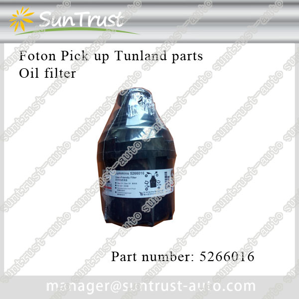 Foton Tunland parts, Oil filter, 5266016
