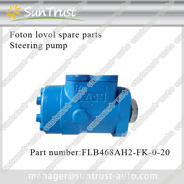 Foton Lovol heavy machine parts, steering pump,FLB468AH2-FK-0-20