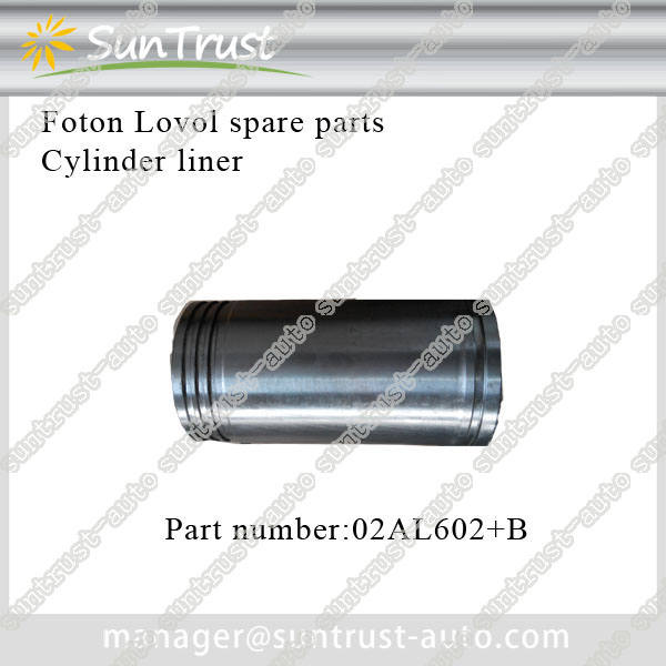 Foton Lovol heavy machine parts, cylinder liner,C02AL-02AL602+B