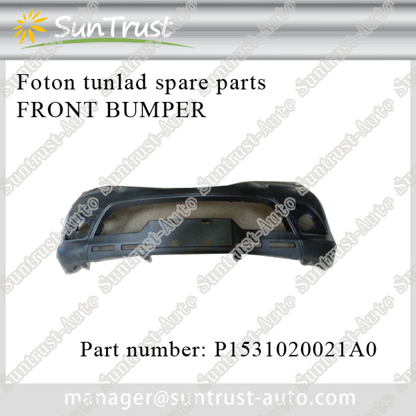 Foton tunland spare parts, front bumper, P1531020021A0