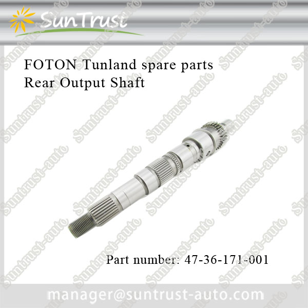 Good quality with cheap price of foton tunland new zealand,Rear Output Shaft,47-36-171-001