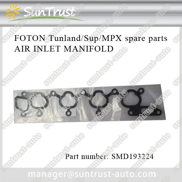 Auto parts and supply for Foton view/MPX/Tunland/SUP, intake manifold gasket,SMD193224