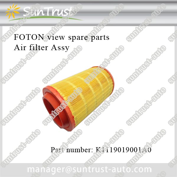 Original Brand New Foton mini van bus foton view spare parts,air filter,K1119019001A0