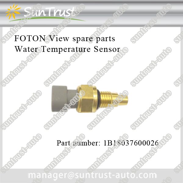 Original FOTON truck,view CS2 parts,Water Temperature Sensor,1B18037600026