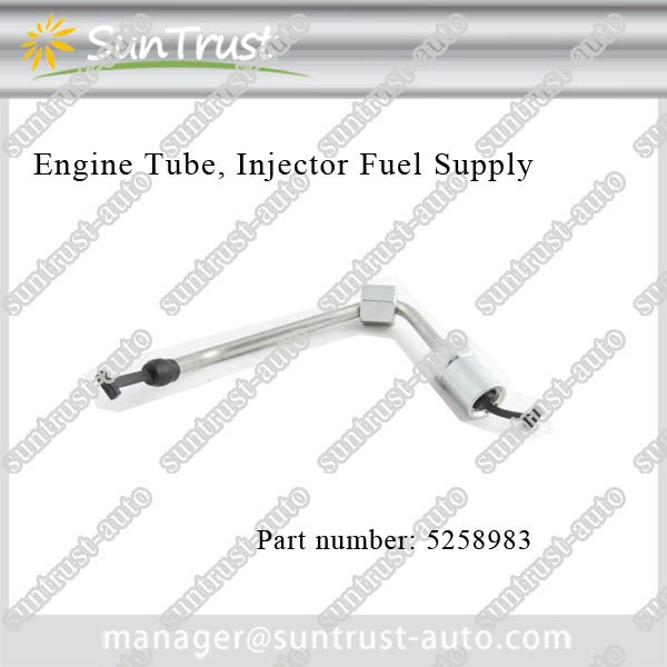 Genuine wholesale Cummins ISF2.8 diesel engine parts,injector fuel supply tube,5258983