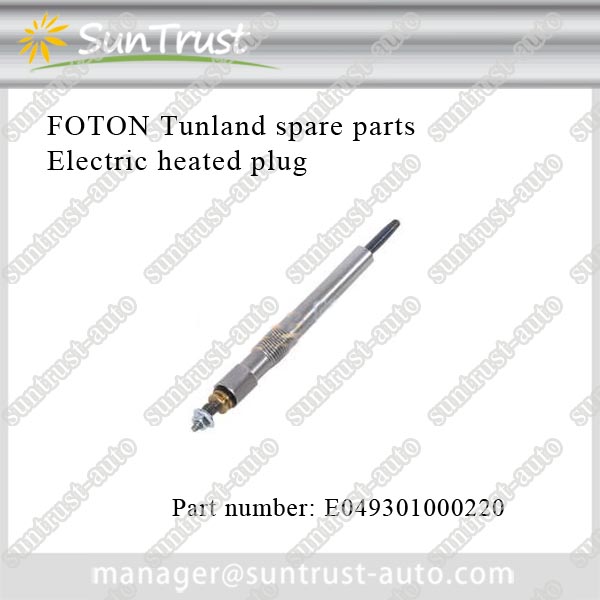 Original Foton Tunland engine 4J28TC parts,glow plug,E049301000220