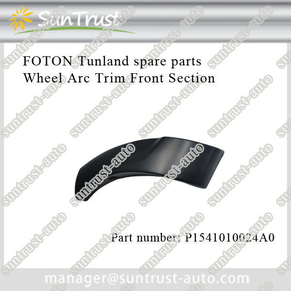 Foton pickup body parts,Front Right Wheel Trim Assy,P1541010024A0